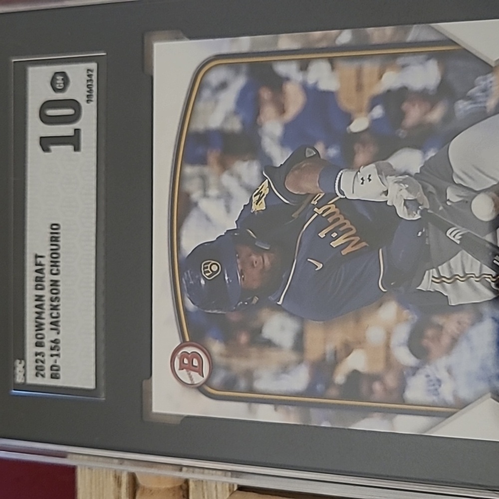 2023 Bowman Draft Jackson Chourio Baseball Card GEM MINT 10